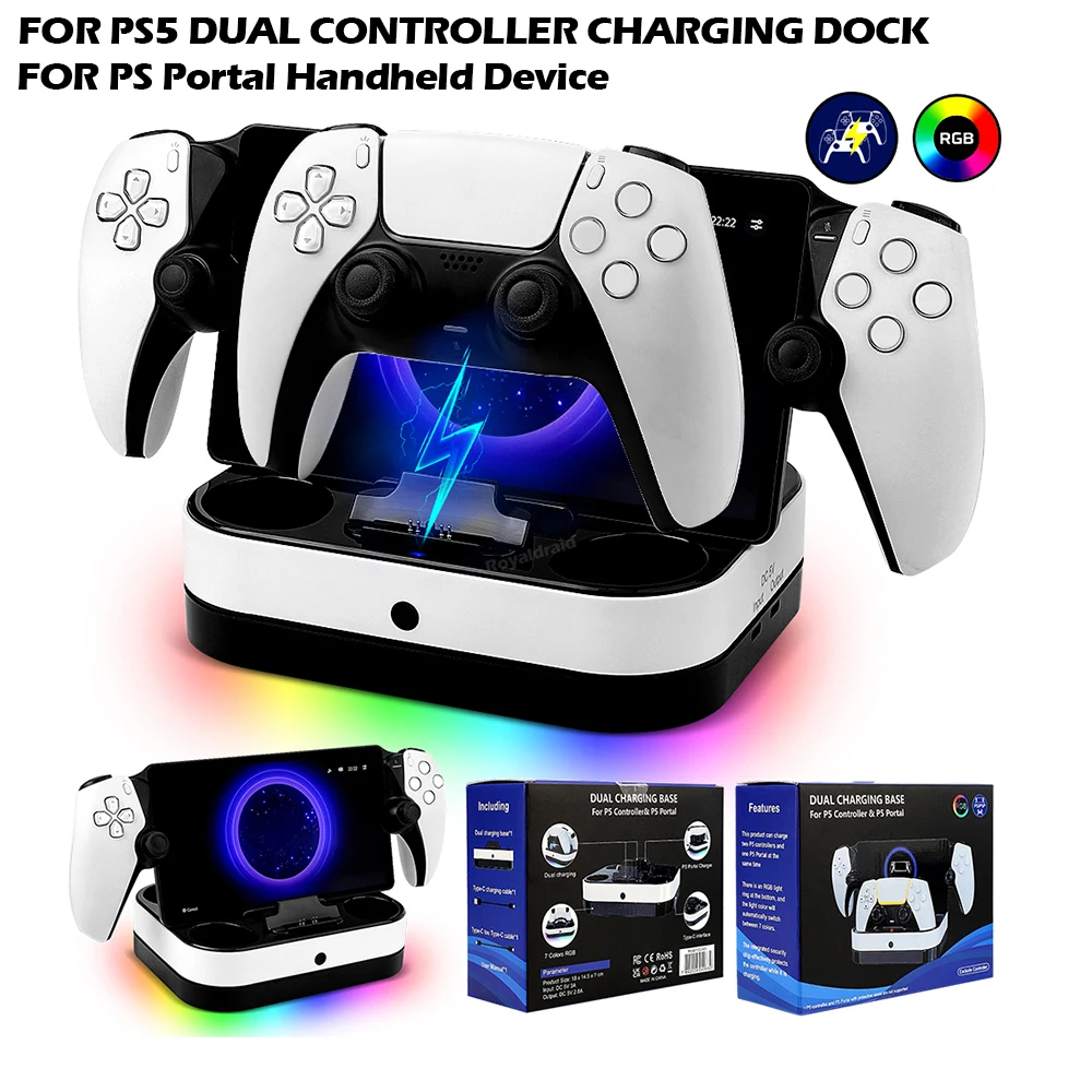 Controller Charging Stand - NOWOŚĆ Stojak ładowarki kontrolera PS5 Wskaźnik