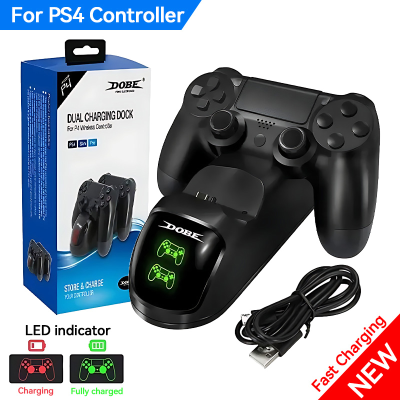 Controller Charging Stand - Nowa stacja ładująca PS4 Bezprzewodowa szybka