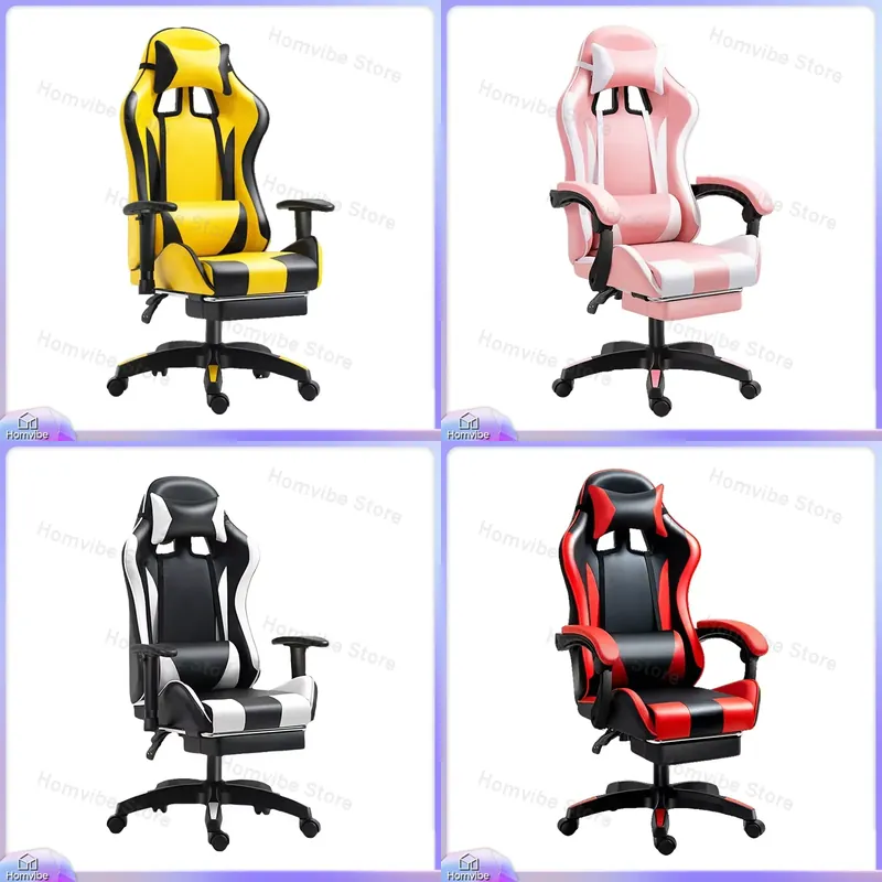 Esports Gaming - Ergonomiczne krzesło gamingowe z podparciem lędźwiowym