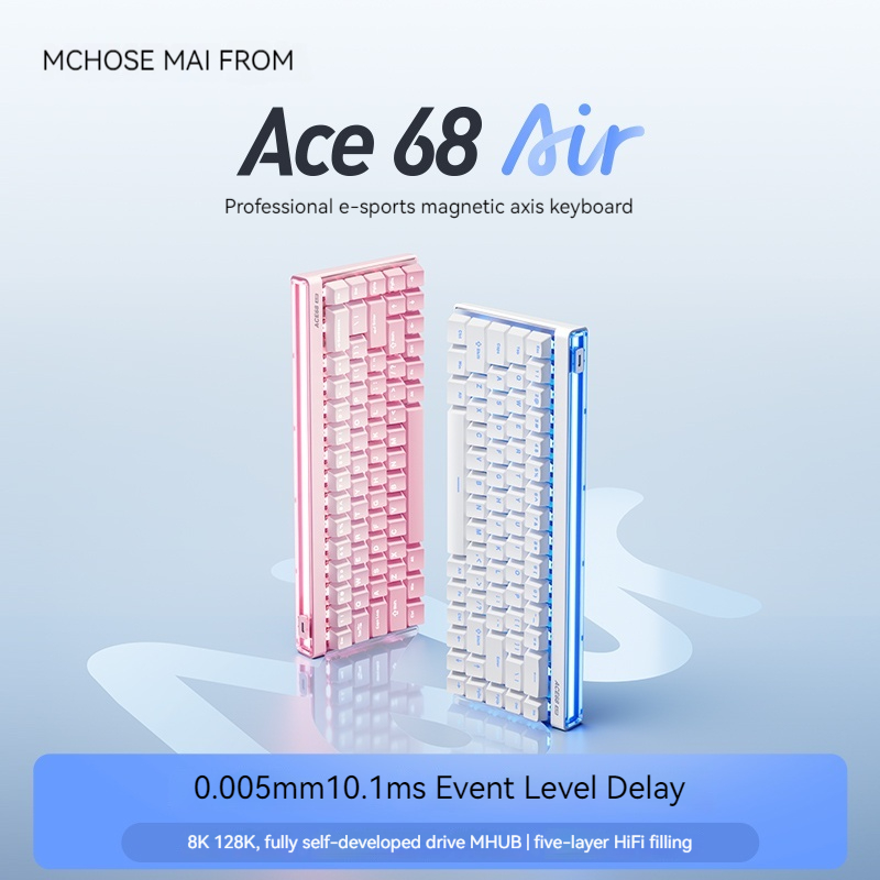 Esports Gaming - Klawiatura mechaniczna Mchose Ace68 Air Magnetic