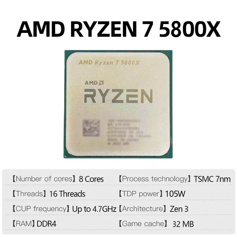 Procesor AMD Ryzen 7 5800X 7nm – Esports Gaming recenzja i cena