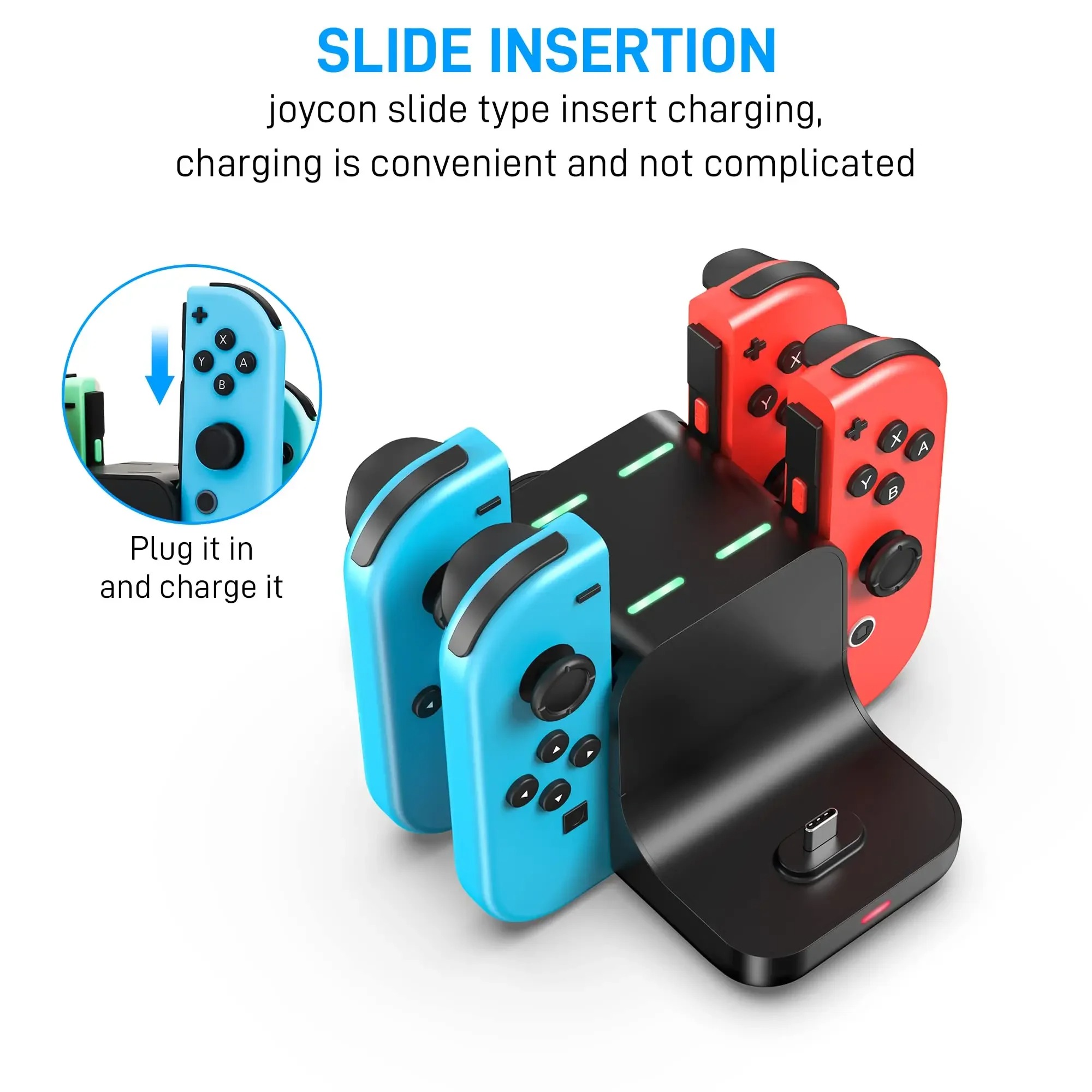 Stacja dokująca Switch 6 w 1,  – Controller Charging Stand recenzja i cena