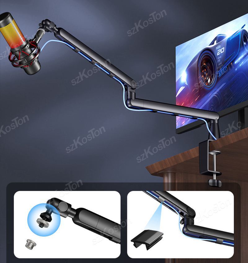 Profesjonalne niskoprofilowe r – Microphone Arm Boom recenzja i cena