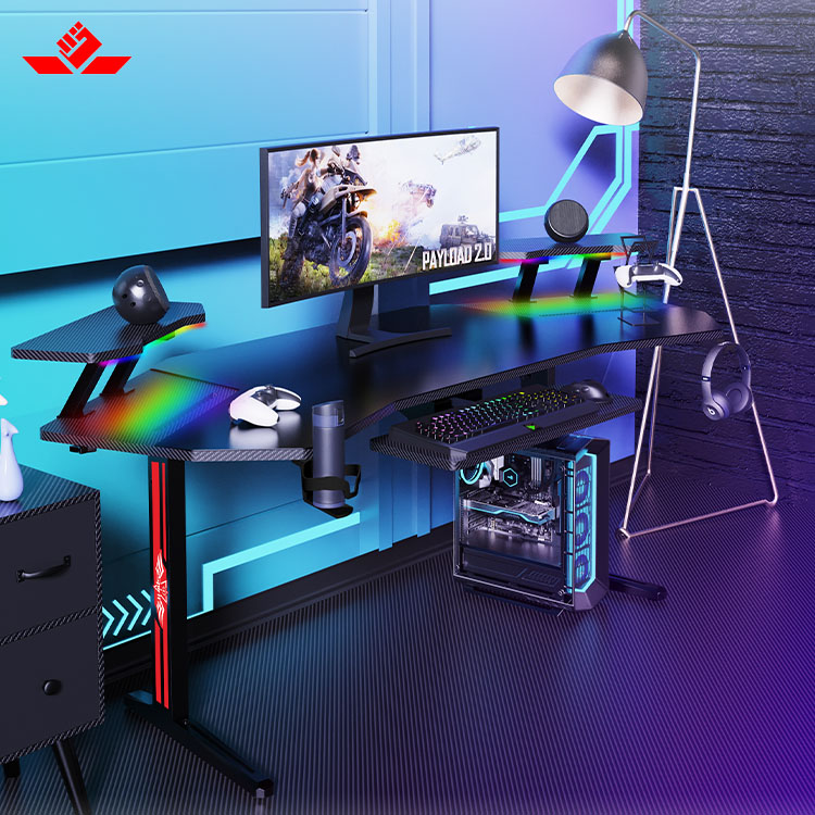 Duże biurko gamingowe E-Sports – Esports Gaming Desk recenzja i cena