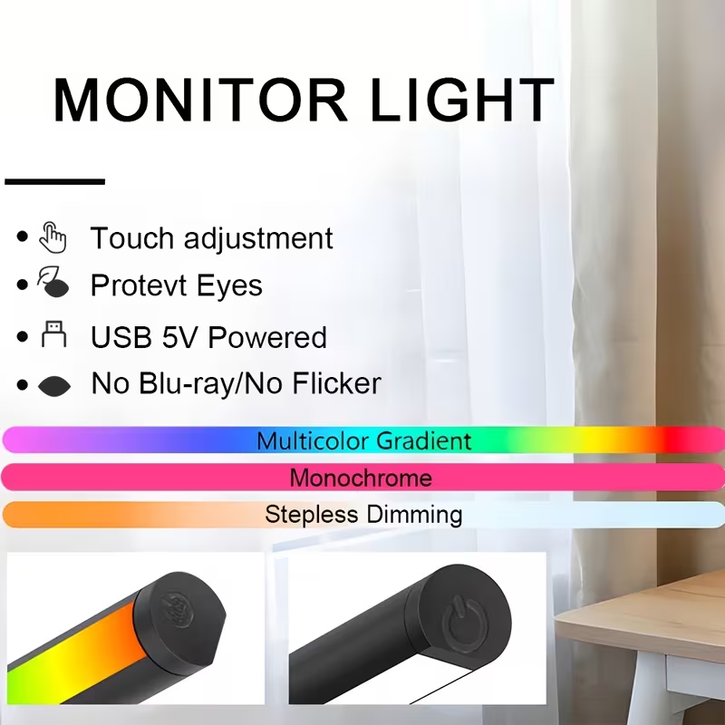 Lampa LED na monitor komputero – Esports Gaming Desk recenzja i cena