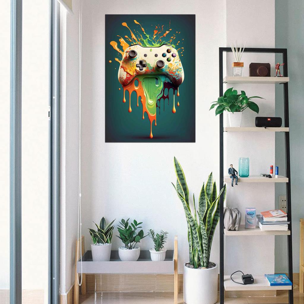 80s Colorful Punk Neon Gamer C – Esports Gaming Wallpaper recenzja i cena