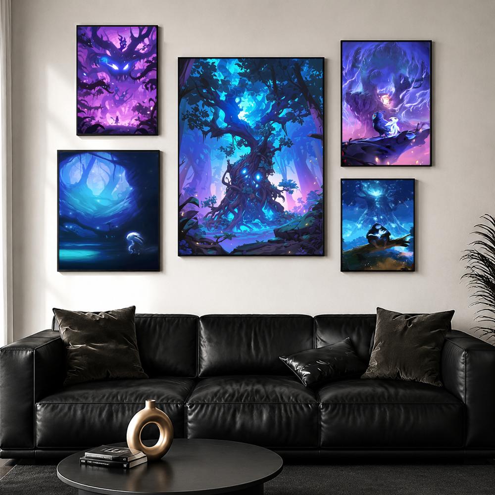 Plakat O-Ori i B-Blind F-Fores – Esports Gaming Wallpaper recenzja i cena