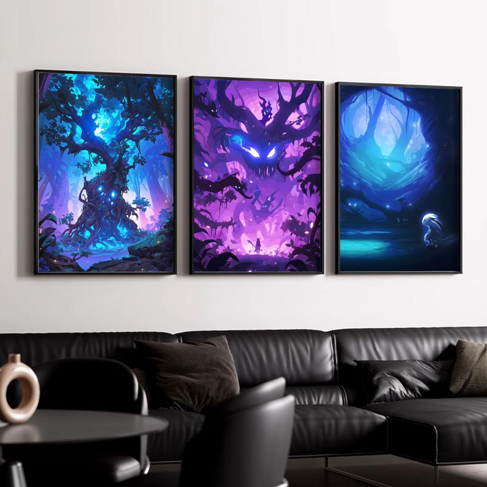 Plakat O-Ori i B-Blind F-Fores – Esports Gaming Wallpaper recenzja i cena