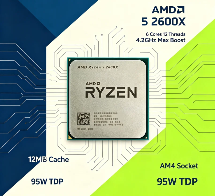 Procesor AMD R5 2600X 12nm AM4 – Esports Gaming recenzja i cena